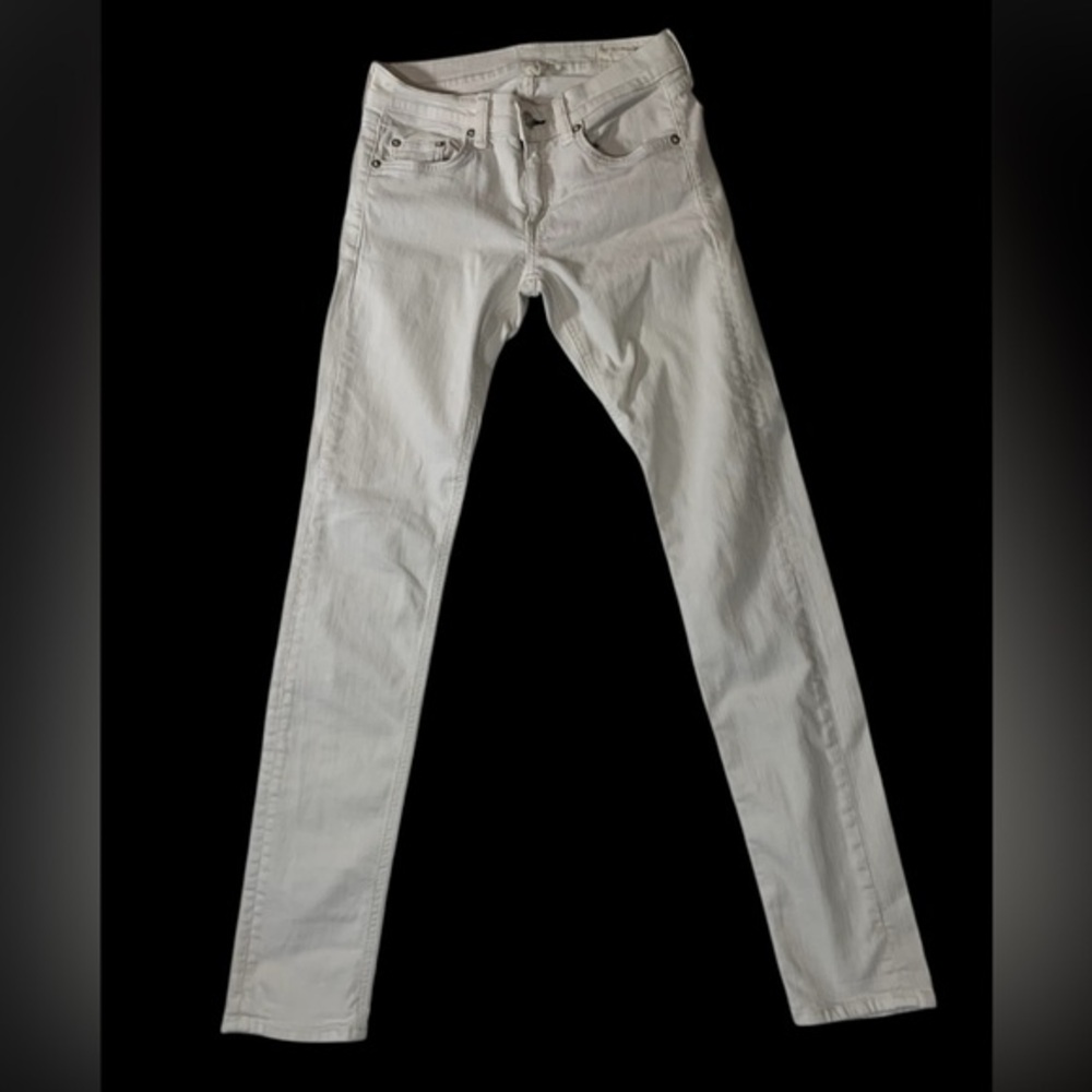Rag & Bone Jeans White Sz 24 The Dre Inseam 30